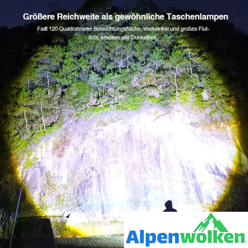 Alpenwolken - Taschenlampe für den Außenbereich