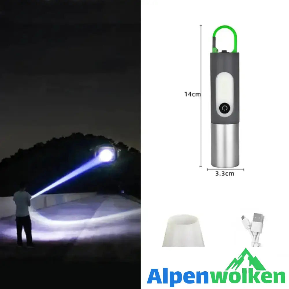 Alpenwolken - Taschenlampe für den Außenbereich GT10 weißer Laser