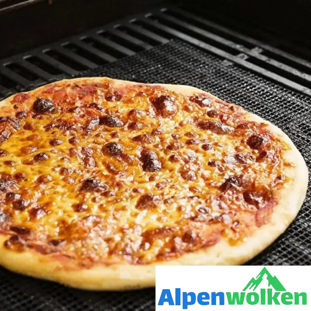 Alpenwolken - Teflon Netz Grillmatte antihaft wiederverwendbar, eckig 33x40 cm, 3 pc