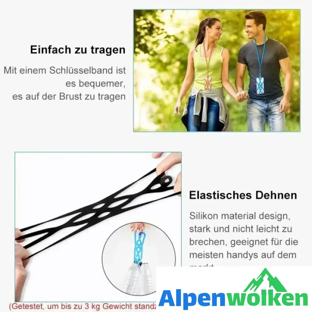 Alpenwolken - Telefon Sicherheit Tragegurt