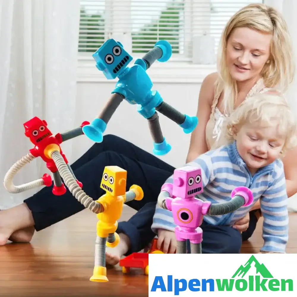 Alpenwolken - Teleskop-Saugnapf-Roboterspielzeug