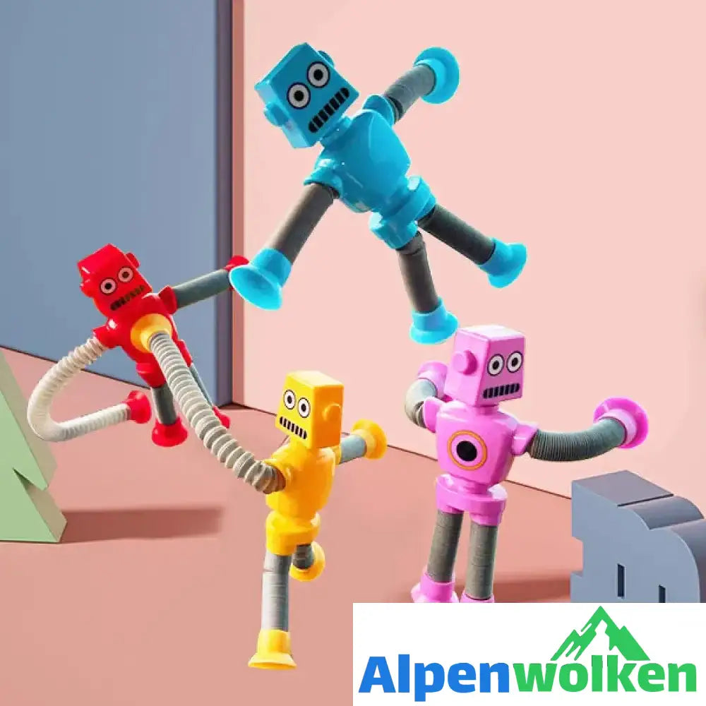 Alpenwolken - Teleskop-Saugnapf-Roboterspielzeug