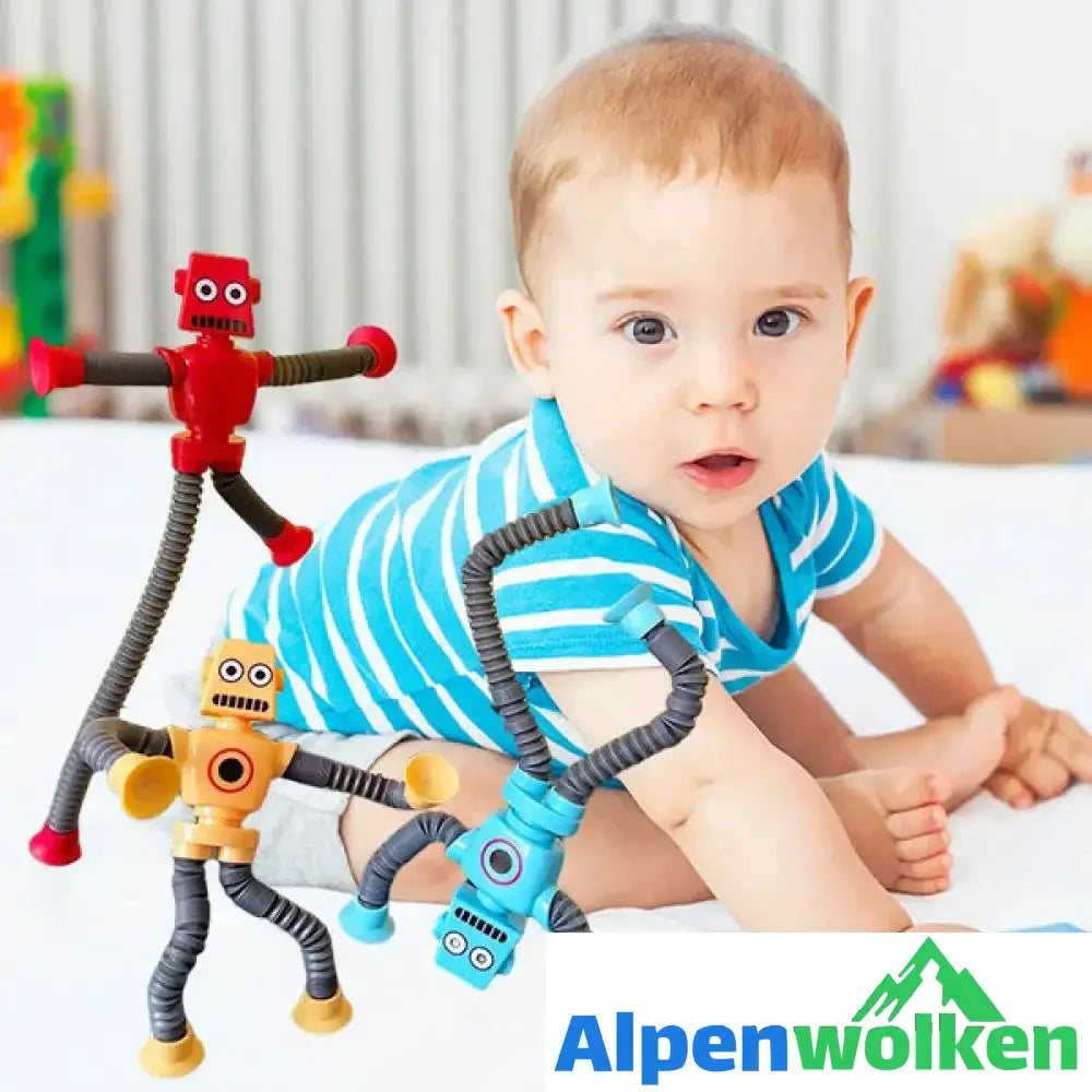 Alpenwolken - Teleskop-Saugnapf-Roboterspielzeug