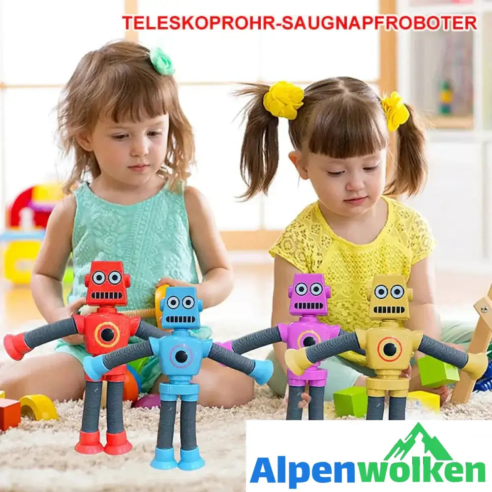 Alpenwolken - Teleskop-Saugnapf-Roboterspielzeug