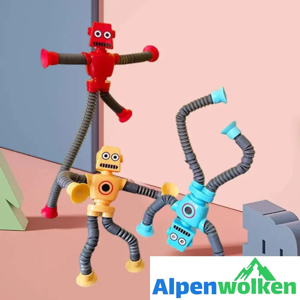 Alpenwolken - Teleskop-Saugnapf-Roboterspielzeug