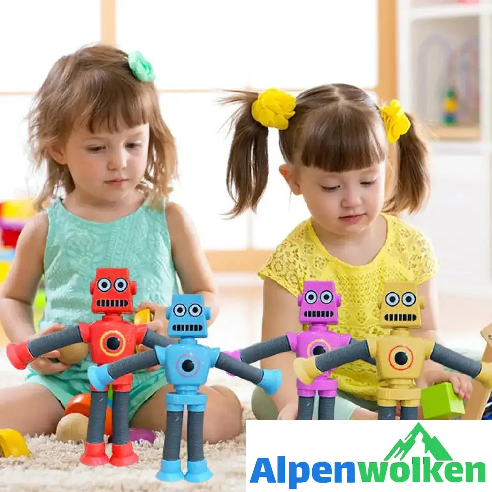 Alpenwolken - Teleskop-Saugnapf-Roboterspielzeug