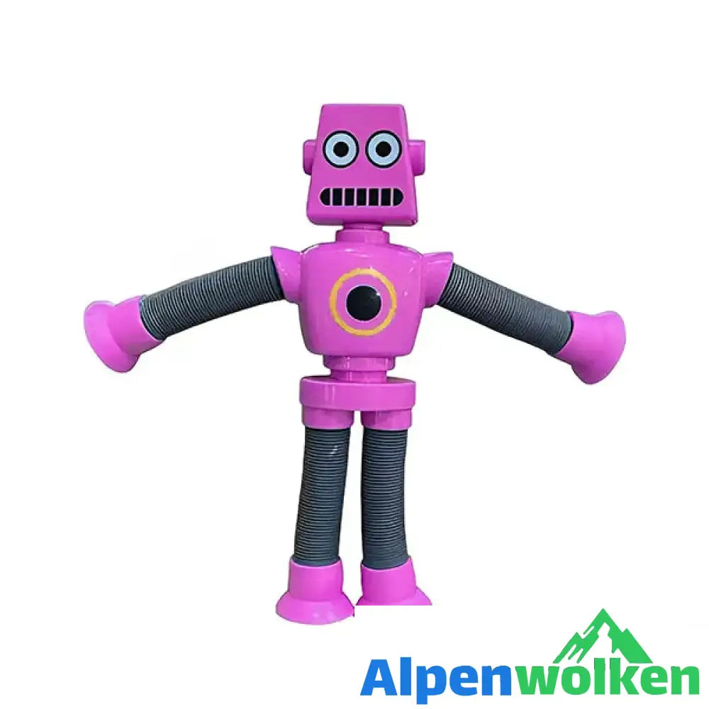 Alpenwolken - Teleskop-Saugnapf-Roboterspielzeug Lila