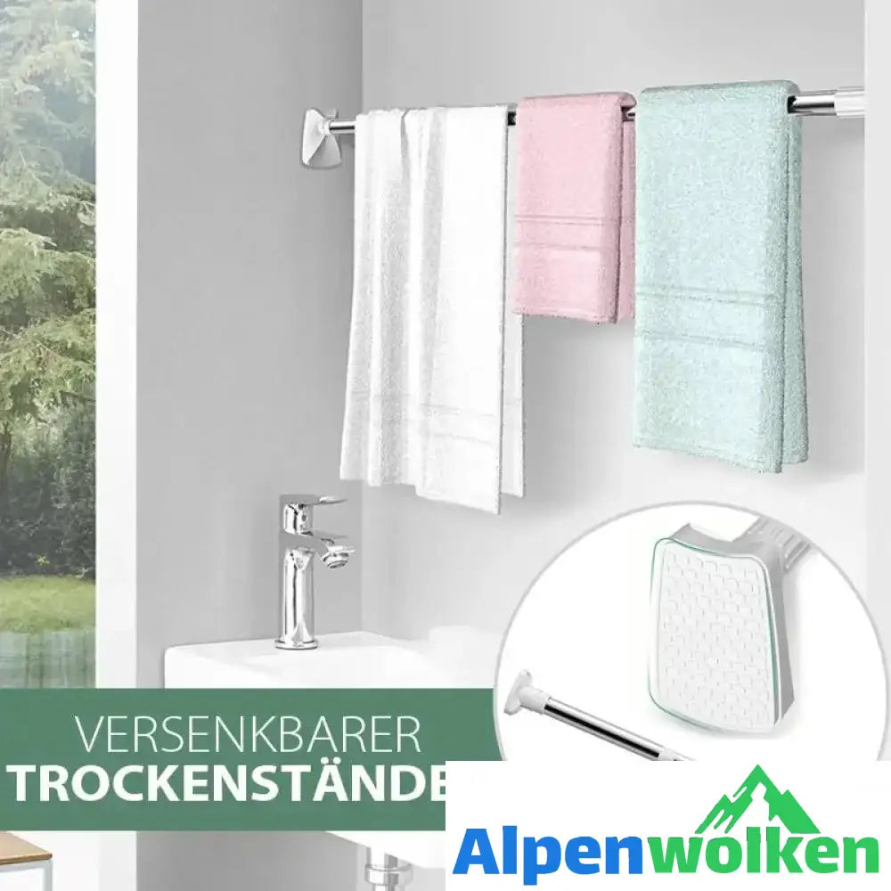 Alpenwolken - Teleskopkleidung Rod aus Edelstahl