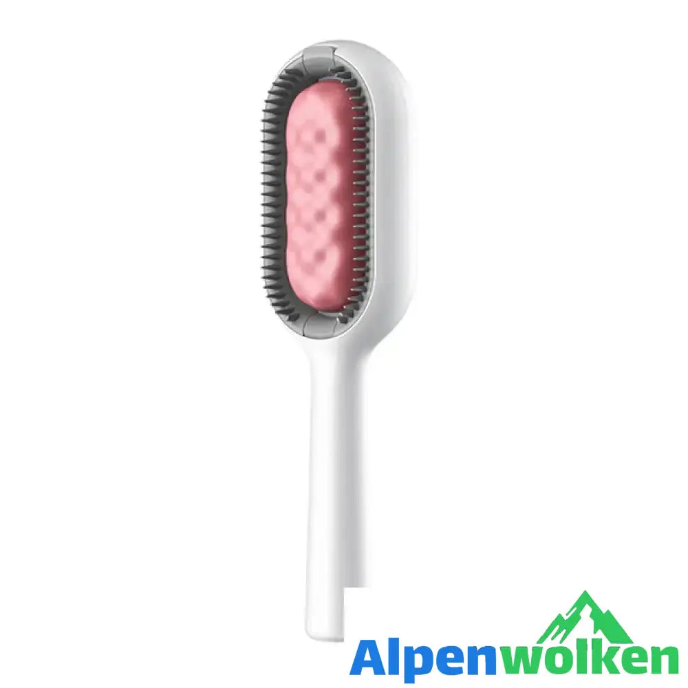 Alpenwolken - Tierhaarentfernungskamm mit Wassertank Rosa