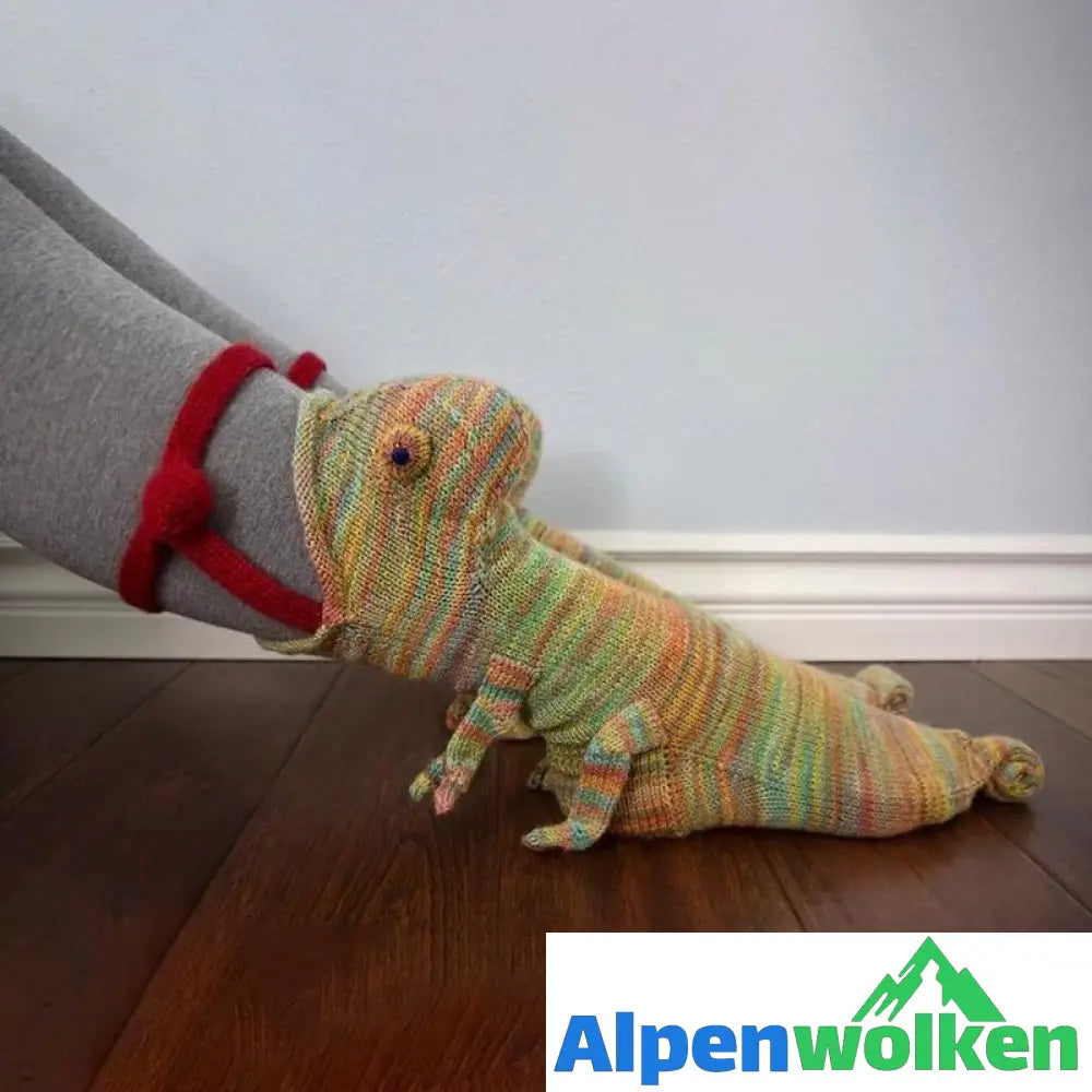 Alpenwolken - Tierische Stricksocken