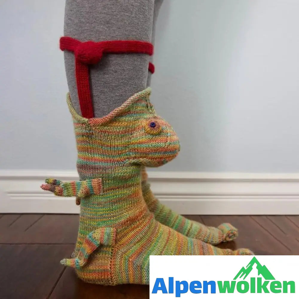 Alpenwolken - Tierische Stricksocken