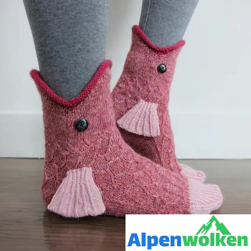 Alpenwolken - Tierische Stricksocken