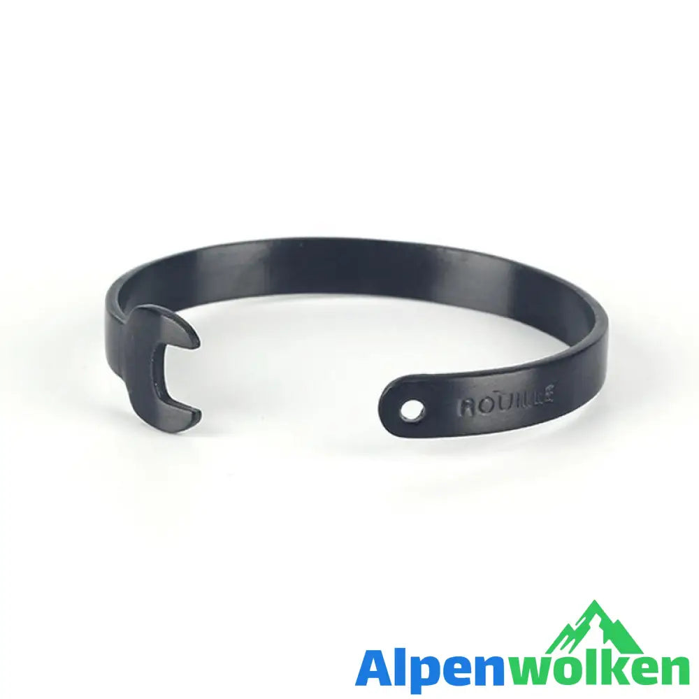 Alpenwolken - Titan Stahl Mutterschlüssel Armband