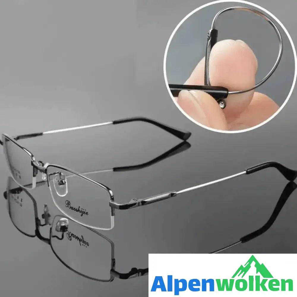 Alpenwolken - Titanium progressive Dual-Use-Lese-brille für nah und fern