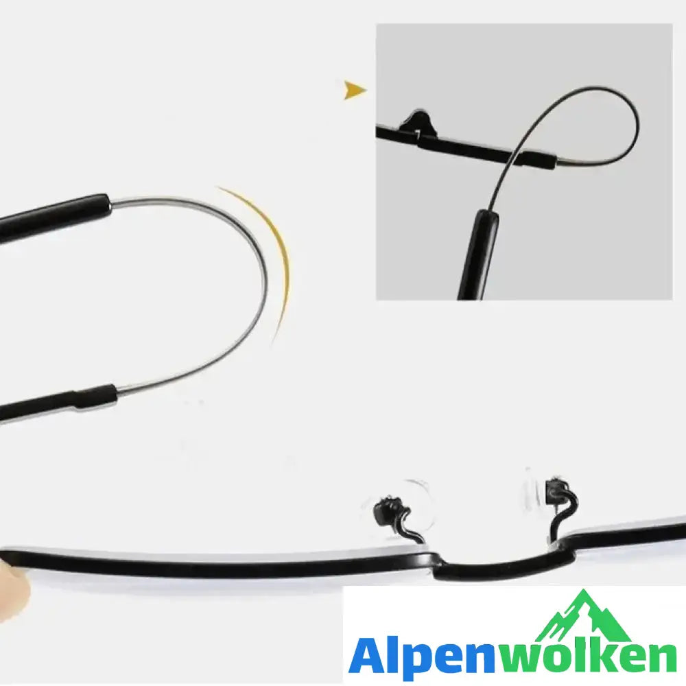 Alpenwolken - Titanium progressive Dual-Use-Lese-brille für nah und fern