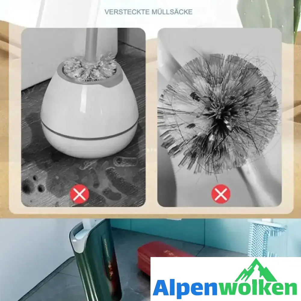 Alpenwolken - Toilettenbürste in Kaktusform