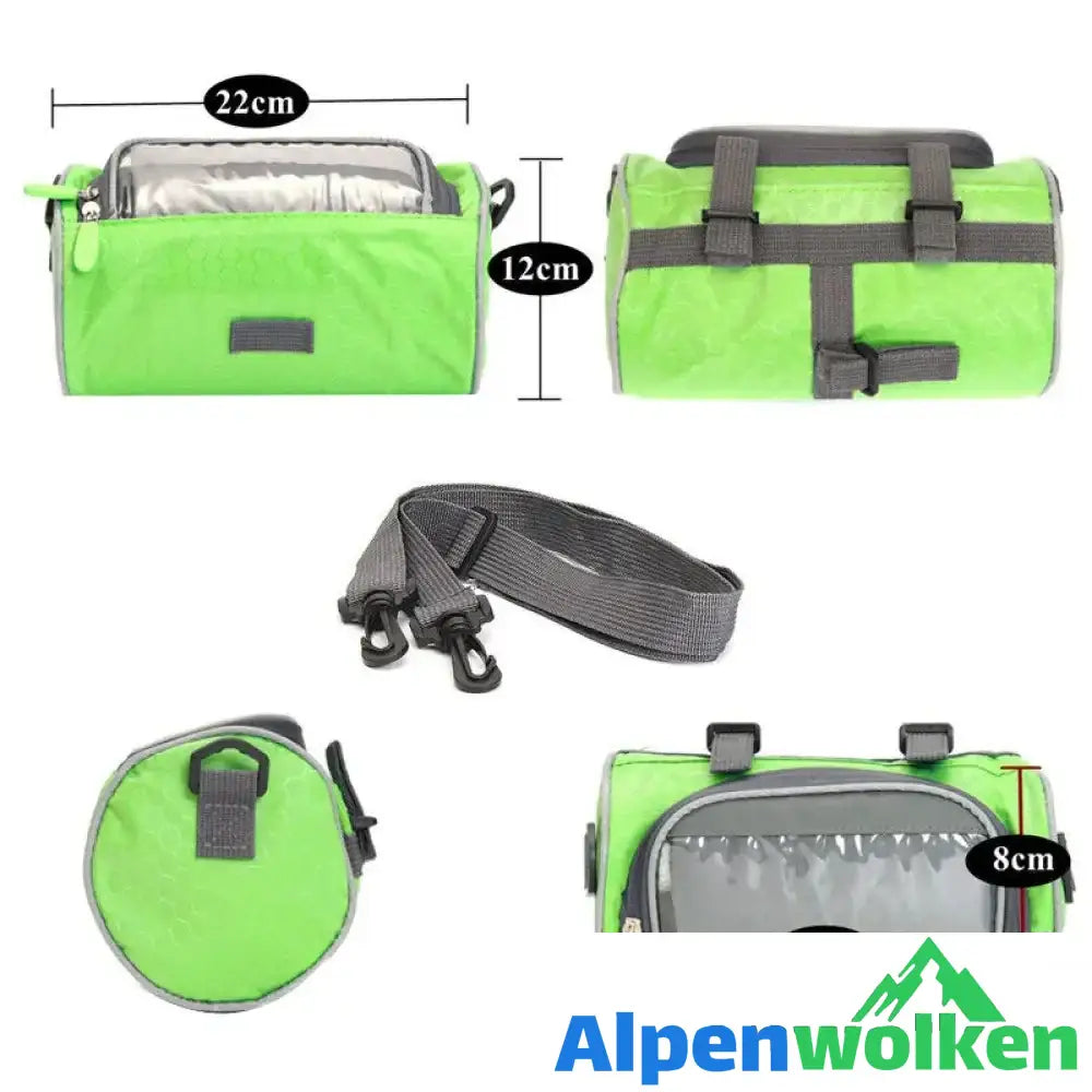 Alpenwolken - Touchscreen Fahrradtasche