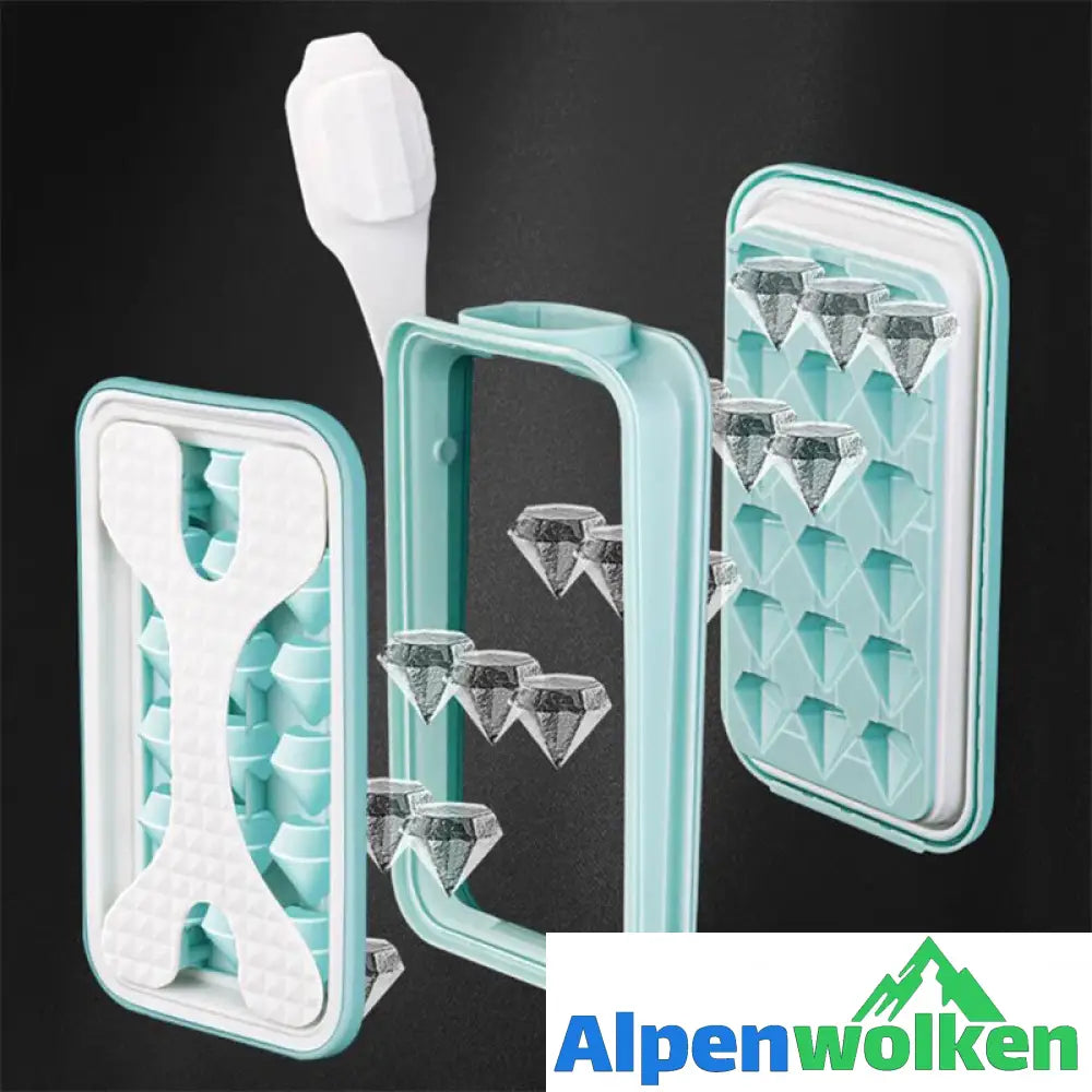 Alpenwolken - Tragbare Diamant Eiswürfelform