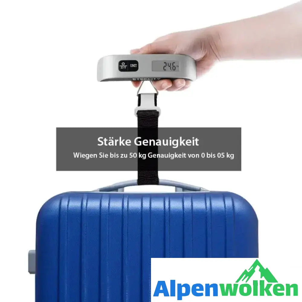 Alpenwolken - Tragbare Digitalwaage mit Batterie