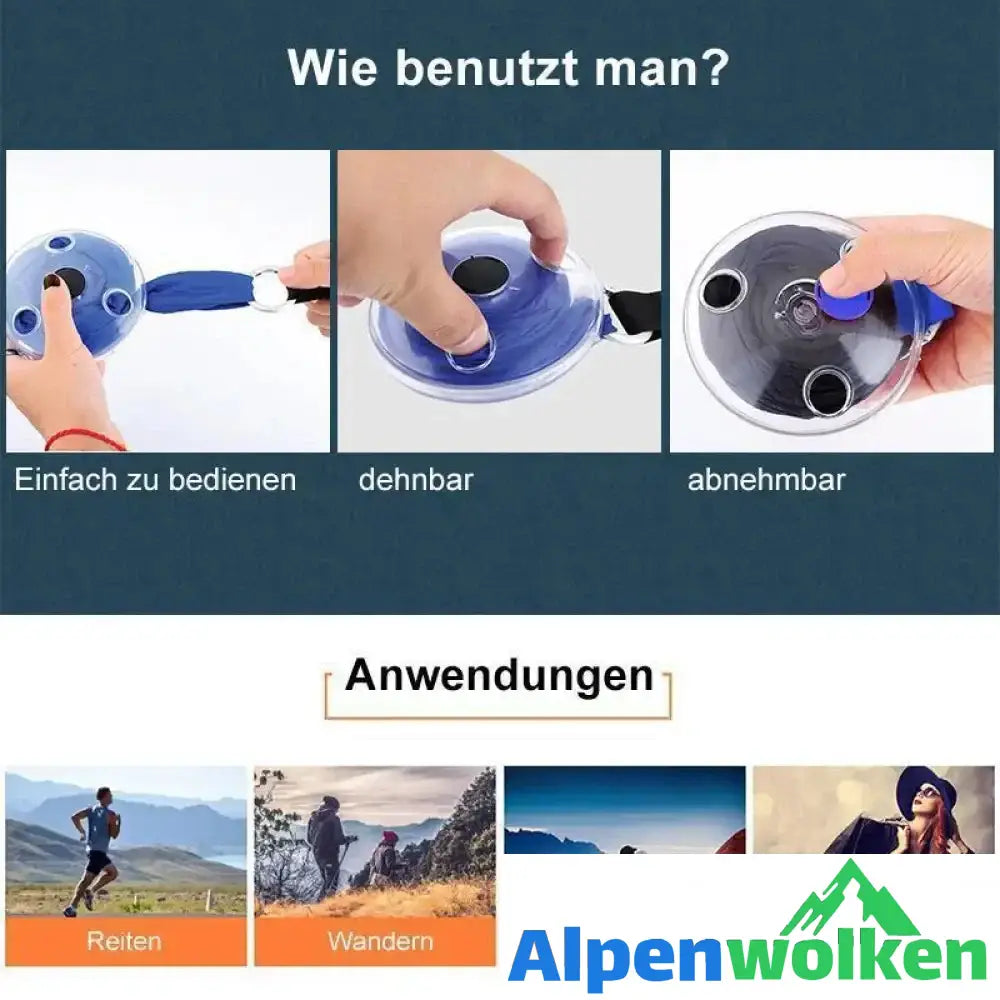 Alpenwolken - Tragbare Disc-Tasche Einkaufstasche