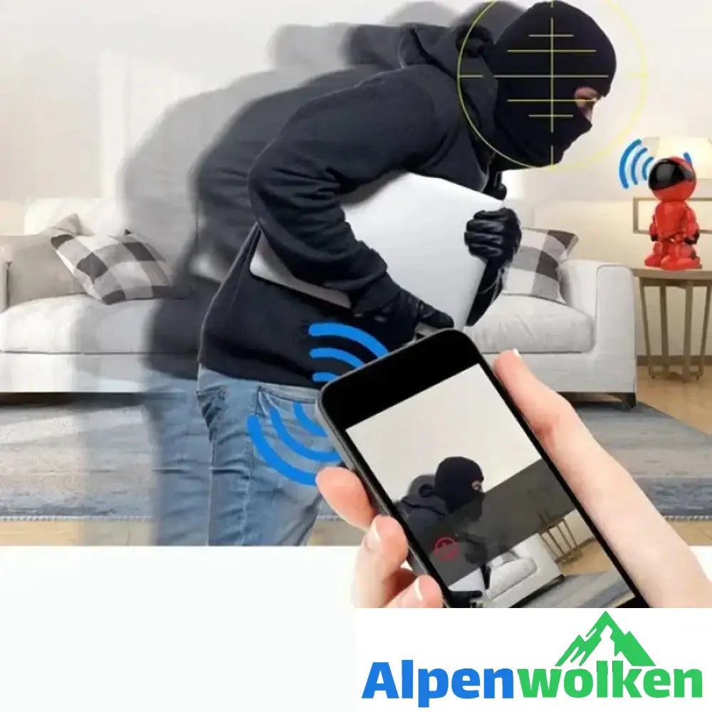 Alpenwolken - Tragbare Drahtlose WIFI Kamera