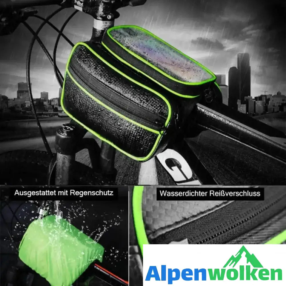 Alpenwolken - Tragbare Fahrrad-Handytasche