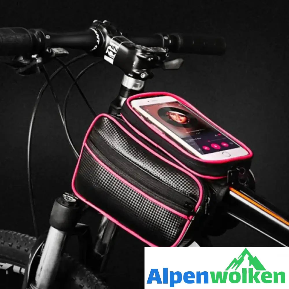 Alpenwolken - Tragbare Fahrrad-Handytasche