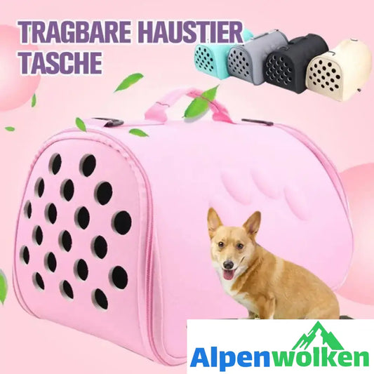 Alpenwolken - Tragbare Faltbare Haustier Tasche