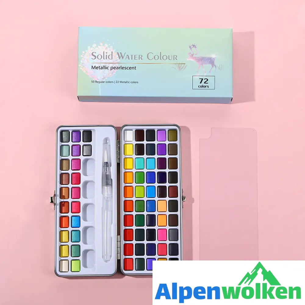 Alpenwolken - Tragbare Farb-Sets 72 Farben