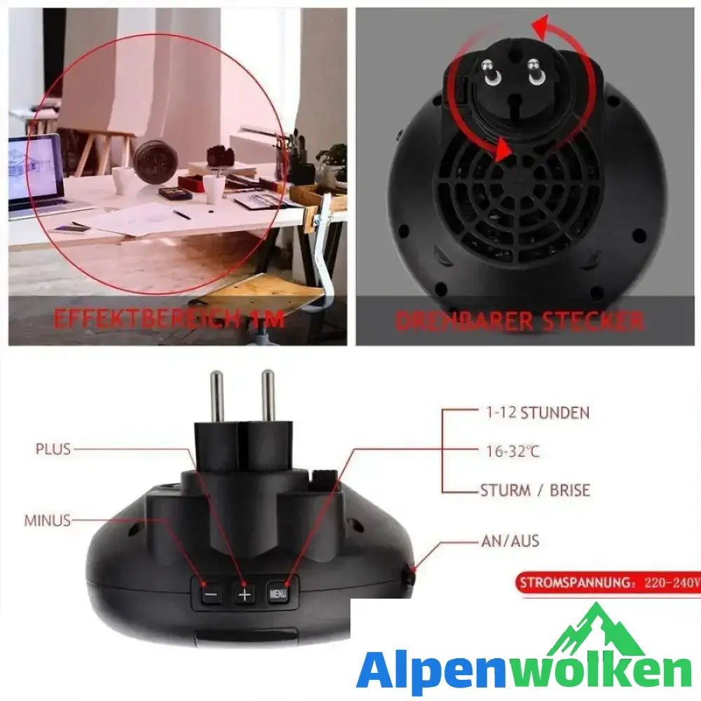 Alpenwolken - Tragbare Heizung für Innenräume