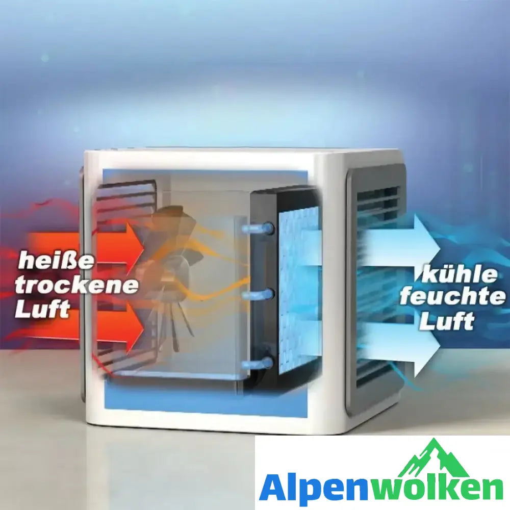 Alpenwolken - Tragbare Klimaanlage Luftkühler für Büro/Raum