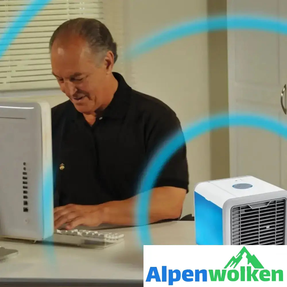 Alpenwolken - Tragbare Klimaanlage Luftkühler für Büro/Raum