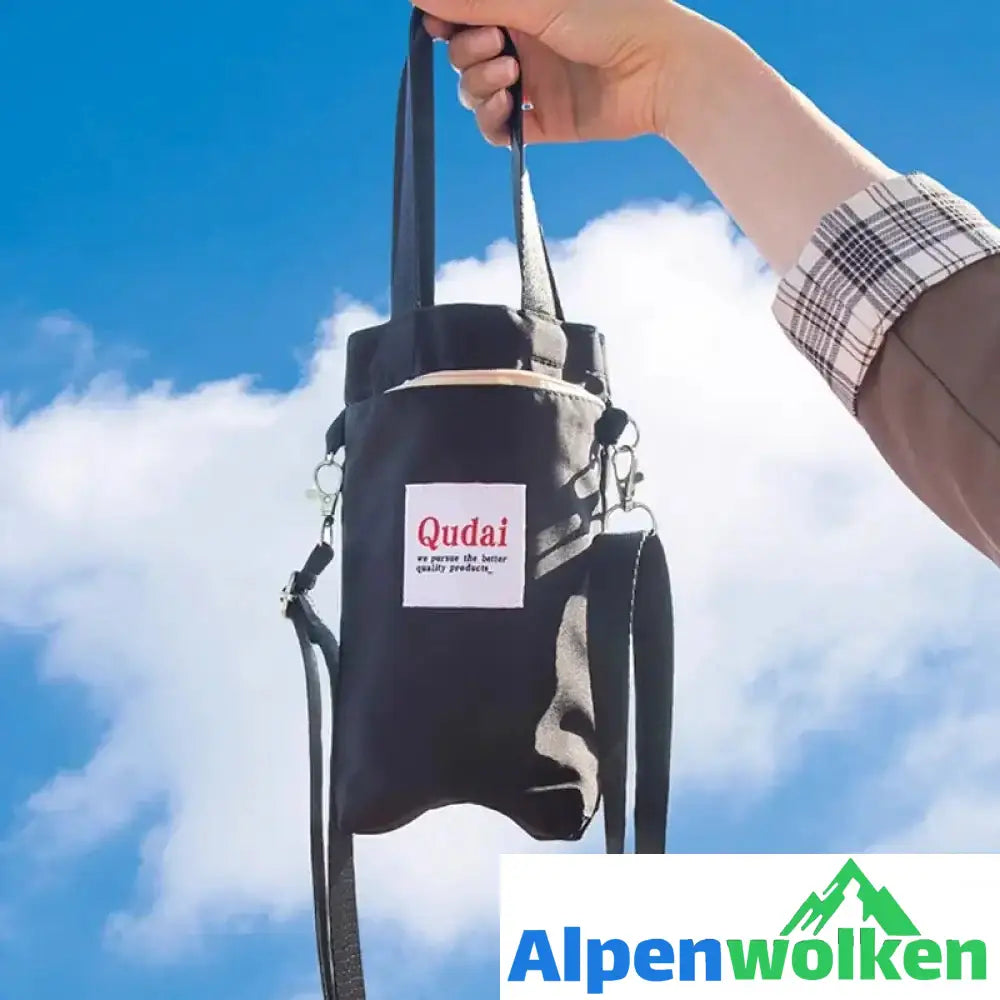 Alpenwolken - Tragbare Messenger-Handtasche für Wasserflaschen