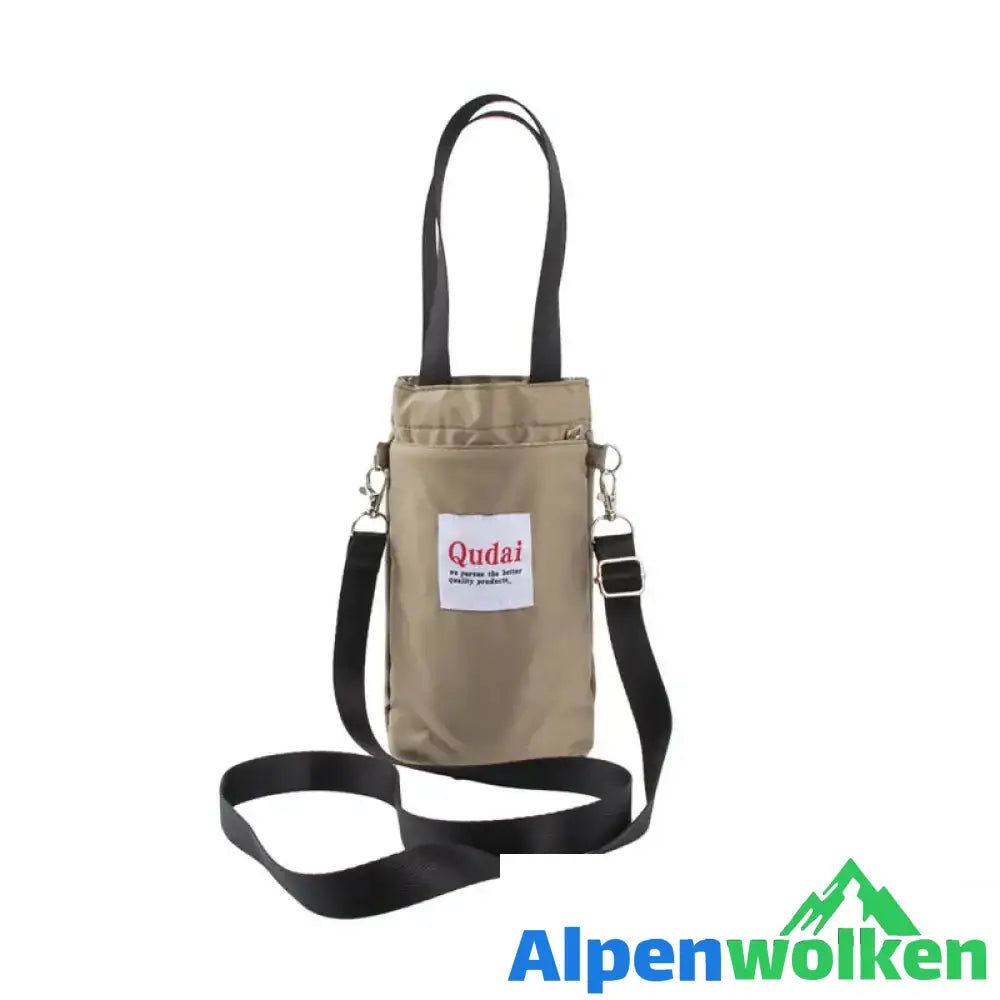 Alpenwolken - Tragbare Messenger-Handtasche für Wasserflaschen