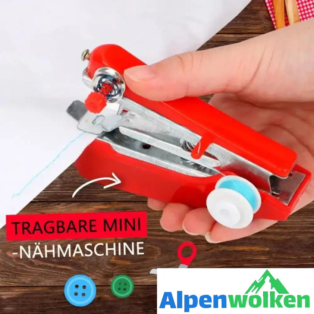 Alpenwolken - Tragbare Mini-Nähmaschine