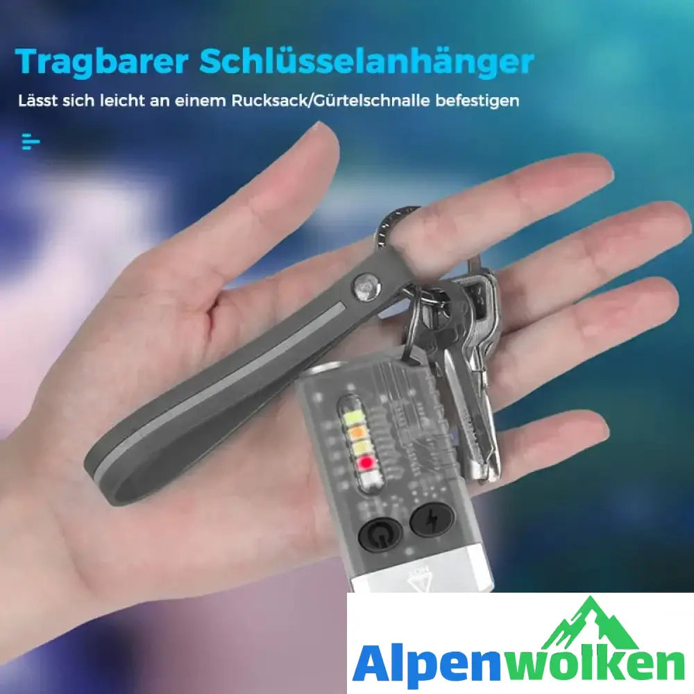 Alpenwolken - Tragbare Mini-Taschenlampe V10