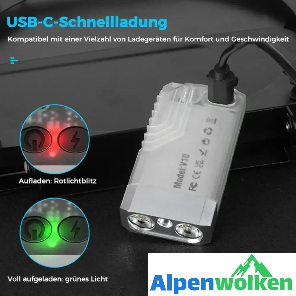 Alpenwolken - Tragbare Mini-Taschenlampe V10