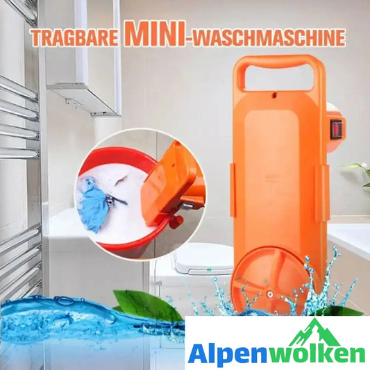 Alpenwolken - Tragbare Mini-Waschmaschine