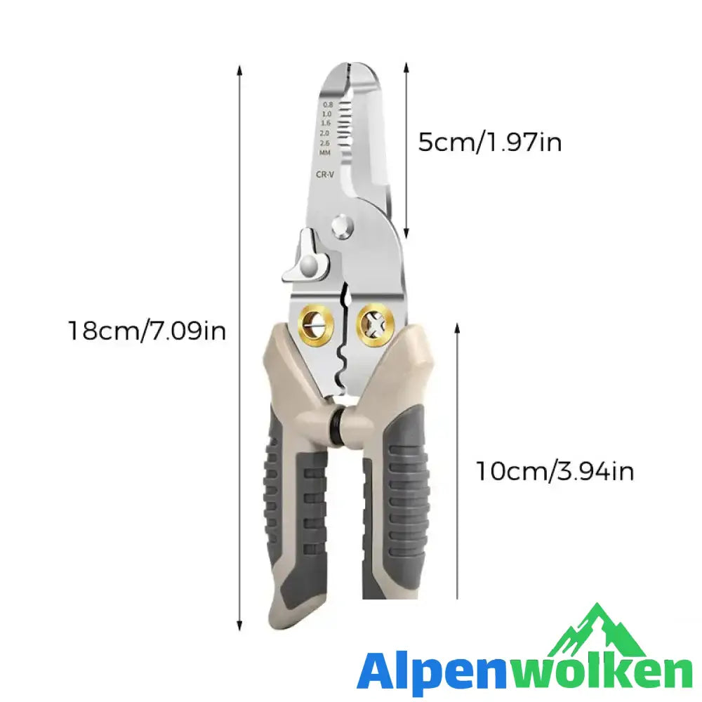 Alpenwolken - Tragbare Multifunktionale Abisolierzange