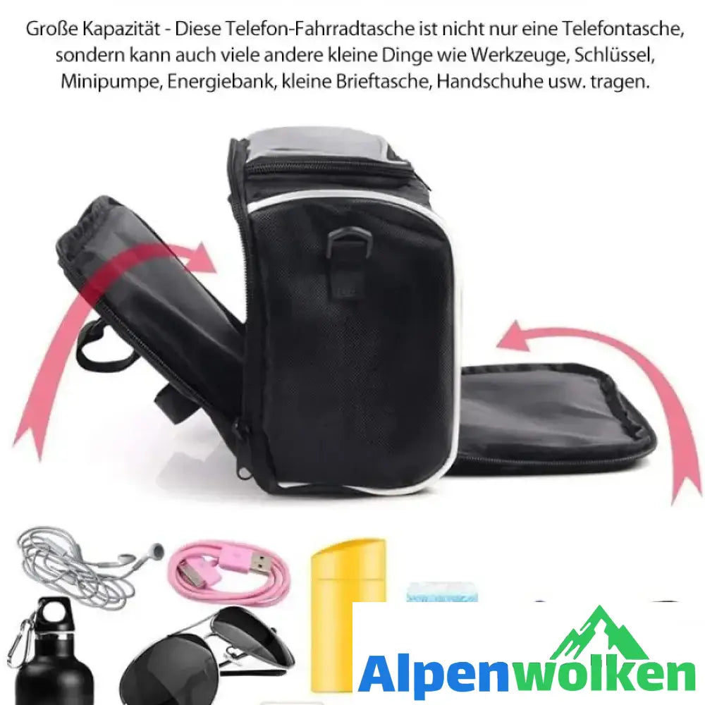 Alpenwolken - Tragbare multifunktionale Fahrradtasche