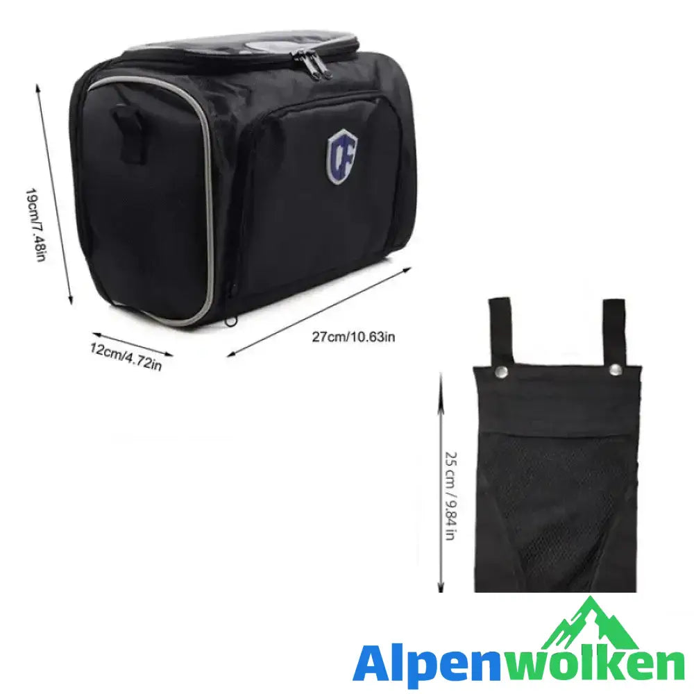 Alpenwolken - Tragbare multifunktionale Fahrradtasche