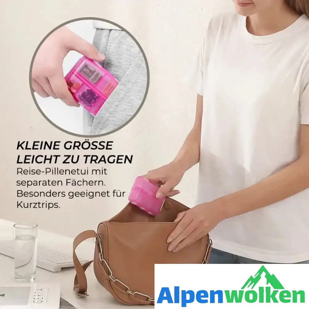 Alpenwolken - Tragbare Pillendose