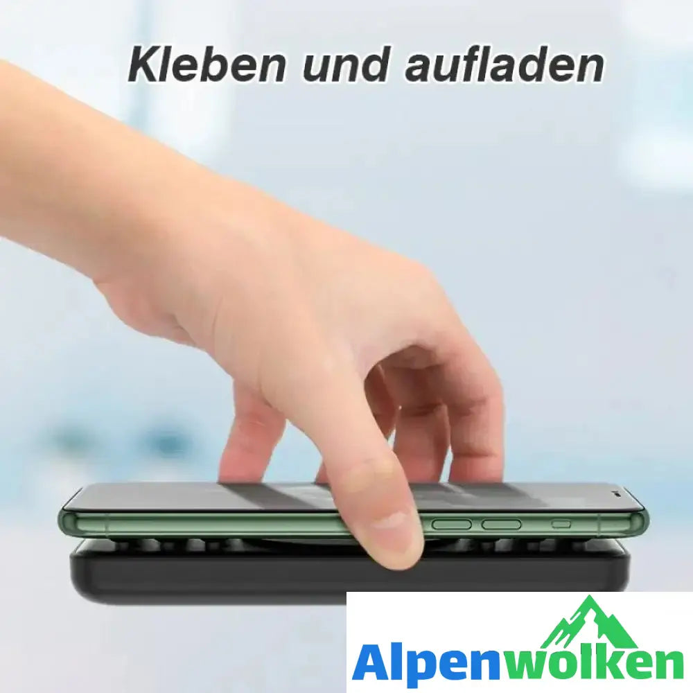 Alpenwolken - Tragbare Saugnapf-Powerbank