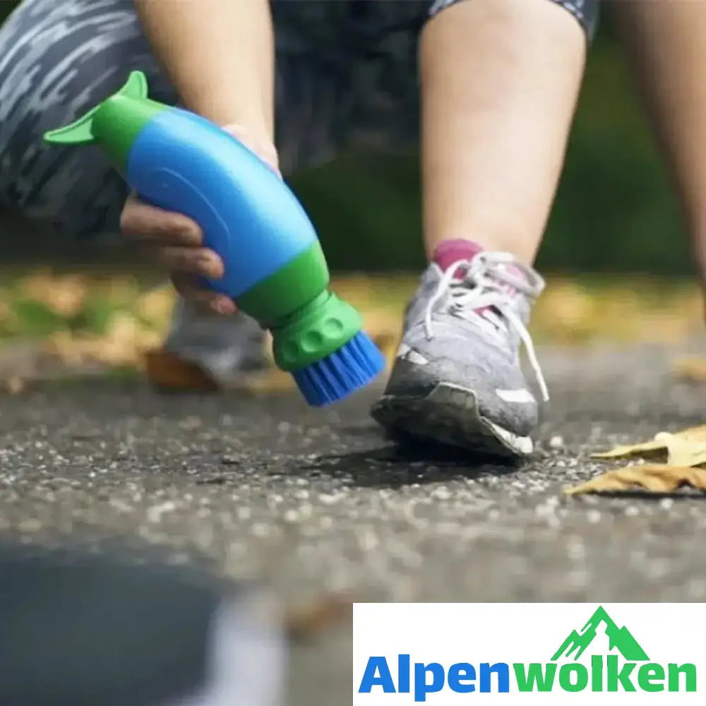 Alpenwolken - Tragbare Sohlenreinigungsbürste