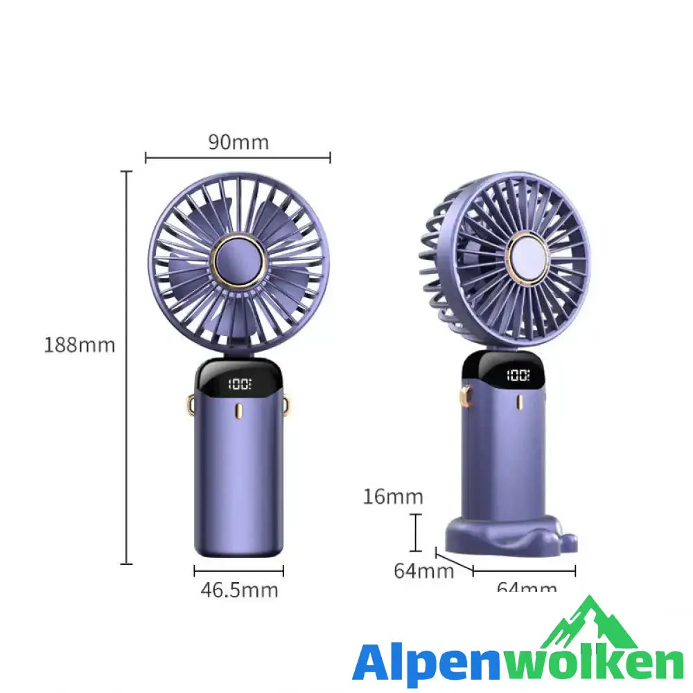 Alpenwolken - Tragbarer elektrischer Handventilator