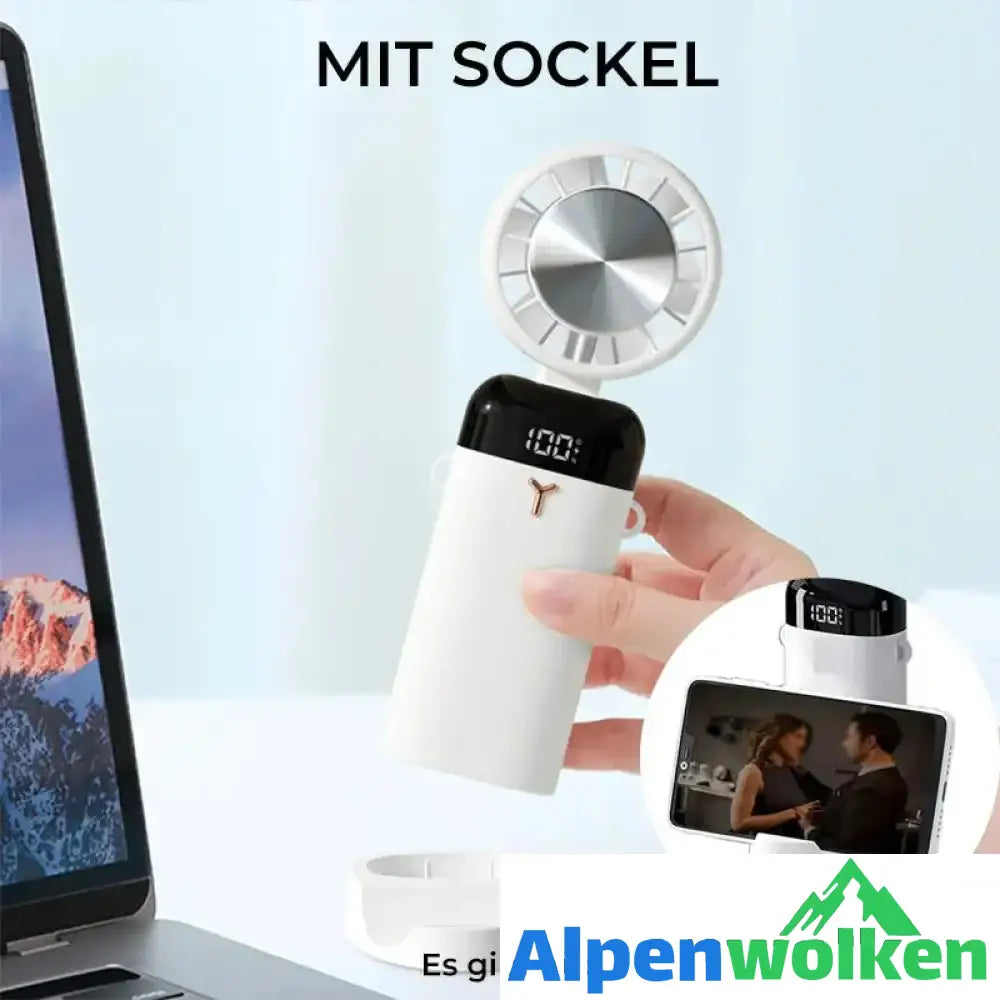 Alpenwolken - Tragbarer elektrischer Handventilator