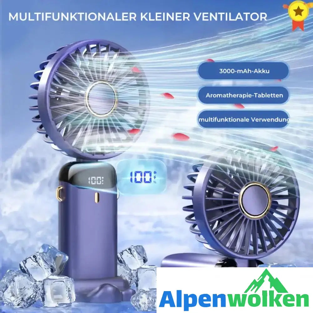 Alpenwolken - Tragbarer elektrischer Handventilator