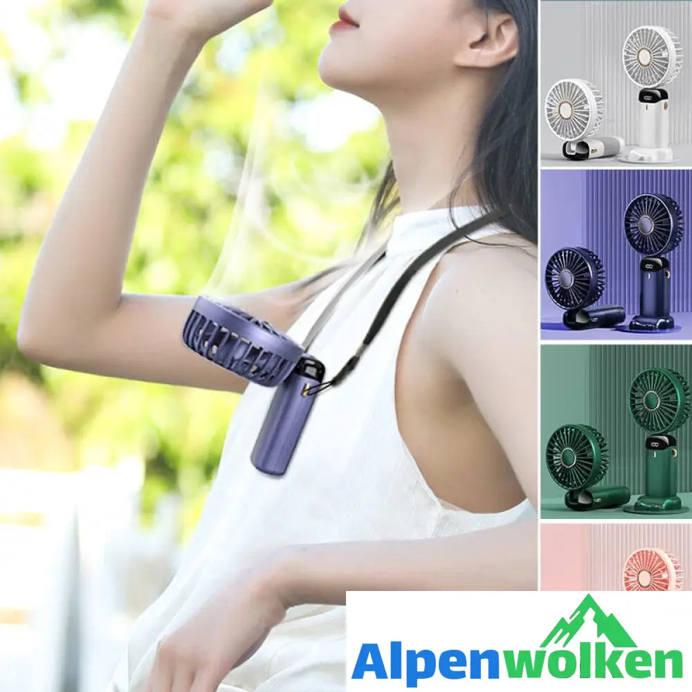 Alpenwolken - Tragbarer elektrischer USB-Ventilator