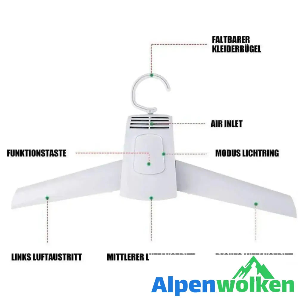 Alpenwolken - Tragbarer Elektrischer Wäschetrockner