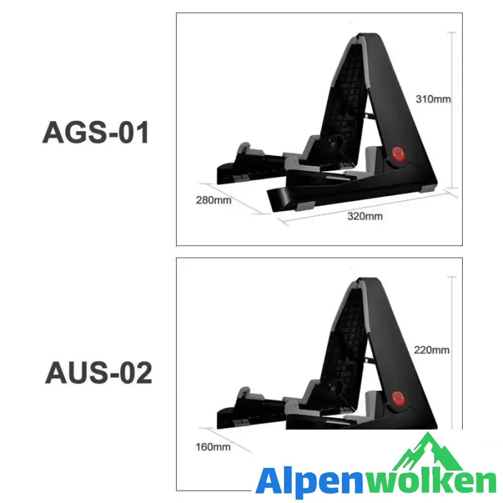 Alpenwolken - Tragbarer Gitarrenständer